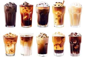 Types of iced coffee